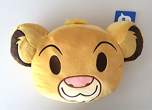 Simba Lion King 2 Side Emoji Decorative Accent Toss Plush Pillow