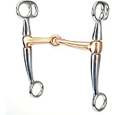 Aime Imports Western CP Copper Snaffle Tom Thumb Bit