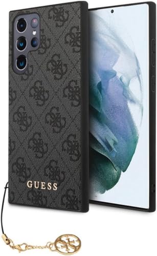 GUESS Coque GUHCS23LGF4GGR Samsung S23 Ultra S918 Gris 4G... en promo sur Amazon
