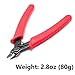 TDOK Flush Cutter Internal Spring Cutting Pliers (Red)