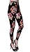 VIV Collection Plus Size Printed Brushed Ultra Soft Leggings (Immortal Sugar Skull Anniversary)