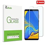[2 Pack] Samsung Galaxy A9 (2018) Screen Protector, KATIAN HD Clear Protector [Anti-Scratch] [No-Bubble] [Case-Friendly], 9H Hardness Tempered Glass Screen Film for Samsung Galaxy A9 (2018)