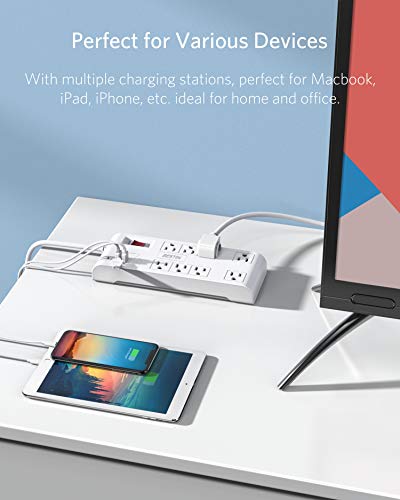 5 BESTEK+8+Outlet+Protector+Charging+Extension