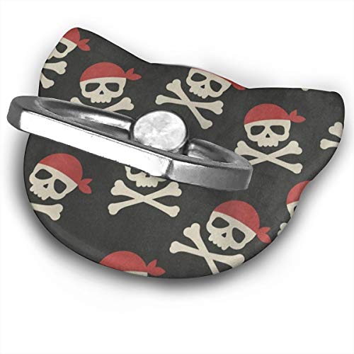 Phone Stand Day of The Dead Skull Pirate Cat Type Ring Phone Holder Adjustable 360° Rotation Finger Grip Holder for IPad Phone X/6/6s/7/8/8 Plus/7, Galaxy S9/S9 Plus/S8/S7 Android Smartphone - Thumbnail 2