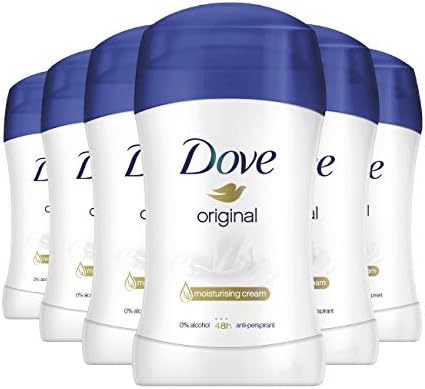 DOVE Original Deo-Stick 40 Ml – 48h Schutz, Alkoholfrei, Für Empfindliche Haut