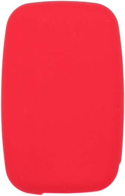 BROVACS Silicone Cover Protector Case Holder Skin Jacket Compatible with LAND ROVER LR4 Range Rover 5 Button Smart Remote Key Fob CV4982 Red - Image 3
