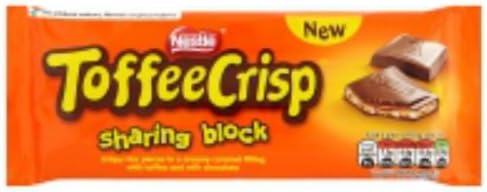 Toffee Crisp Sharing Bar chocolates 18 x 115g Case of 18