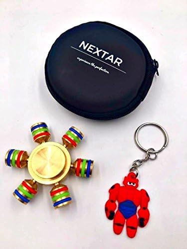NEXTAR 2017 Spinner Fidget Toy, Anti-Anxiety Metal Spinner Helps Focusing &amp; Reduce Stress, Premium Quality High Speed Stress Buster Toy For Kids and Adults- Ideal for ADHD &amp; EDC
