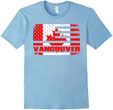 Mens VANCOUVER Canada gifts shirt 3XL Baby Blue