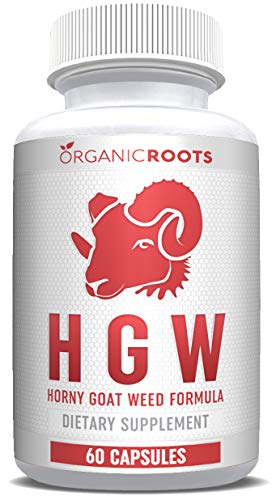 Horny Goat Weed Extract Extra Strength with Maca 1560mg - Energy Boost Complex for Men and Women - 1000mg of Epimedium with Icariin - Naturally Boost Your Sexual Health, Stamina and Libido - 60 Count