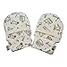 Darlyng & Co.'s Anti-Scratch Newborn Baby Mittens (0-6 months) Unisex -STAYS ON W/ hook & loop closure- 3 pairs (Neutral- Unisex)