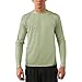 Vapor Apparel Men's UPF 50+ Long Sleeve UV (Sun) Protection Performance T-Shirt Medium Sage