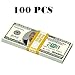NINOSTAR Pack of 100- Donald Trump 2020 Dollar Bill - Keep America Great! - Play Money, Prop Money, Great for Money Gun