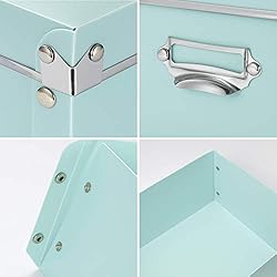 SEEKIND Foldable Storage Box with Lids and Handles