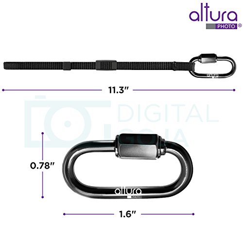 image for Camera Tether Safety Strap for DSLR Cameras by Altura Photo (2 Pack), 