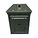 U.S. Military Issue 50 Cal Ammo Can (M2A1/M2A2), Solid Alloy Steel Storage Containers – Watertight & Airtight Army Ammo Box w/Hinged Lid, Locking Latch - Military Grade Ammo Cans Metal