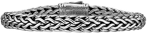 Doberman Round Scott Kay Mens Sterling Silver Bracelet