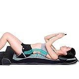 Naipo Back Stretcher, Yoga Stretching Mat with Heat, 4 Stretching Programs, 3 Adjustable Intensities for Full Body Relax, Release Tension, Improve Flexibility, Simple Foldaway