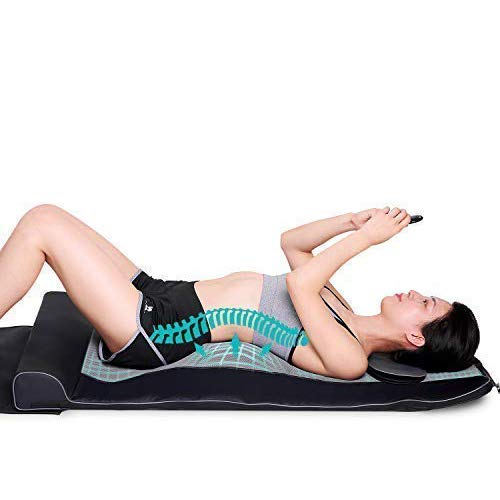 Naipo Back Stretcher, Yoga Stretching Mat with Heat, 4 Stretching ...
