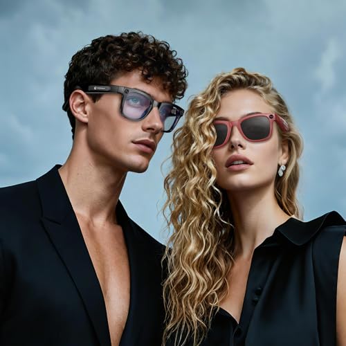 2026 Smart Glasses with Camera, 8mp Resolution Supporting 4K Video Recording, Photo/Video/Audio Recording, 410mah Battery, and Includes Ai Assistant, Ai Translation, and Bluetooth Calling.