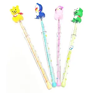 Prezzie Villa Beautiful Designer Four Favourite Cartoon Pencils (Pack of 4 Pencils)