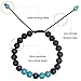 Adjustable Lava Rock Stone Essential Oil Anxiety Diffuser Bracelet Turquoise Bracelet Aromatherapy, Relax, Balance, Energy Reiki Bracelet for Men/Women