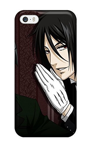 Iphone 5/5s Case, Premium Protective Case With Awesome Look - Suit Eyepatch Kuroshitsuji Ciel Phantomhive Sebastian Michaelis Anime Anime Boys