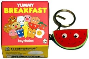 Kidrobot Yummy Breakfast Keychain - Happy Watermelon