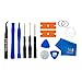 MMOBIEL Front Glass for Samsung Galaxy S6 G920 Series (Gold) Display Touchscreen incl Tool Kit / Pre-cut Sticker / Tweezers / Roll of 2mm Adhesive Tape / Suction Cup / Metal Wire / cleaning cloth