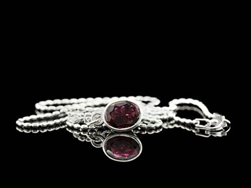 FANCY PINK TOURMALINE | Large Pink Tourmaline on a Sterling Silver necklace