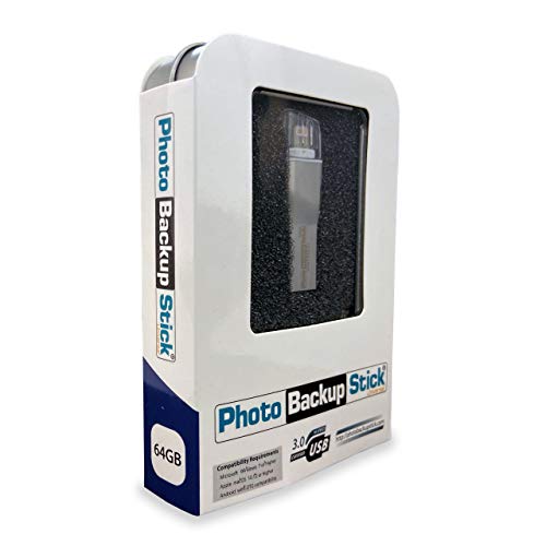 Photo Backup Stick Universal for Windows & Mac Computers, iPhones