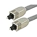 Monoprice Premium 3FT Optical Toslink Cable w/Metal Fancy Connector