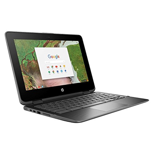 Newest HP 2-in-1 Business Chromebook 11.6in HD IPS Touchscreen, Intel Celeron N3350 Processor, 4GB Ram 16GB SSD, Intel HD Graphics, WiFi, Webcam, Google Chrome OS- Gray (Renewed)