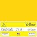Yellow Cardstock - 12 x 12 inch - 65Lb Cover - 25 Sheets