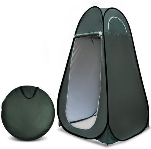 Saysha Cloth Changing Tent | Toilet Tent for Camping, Hiking, Picnic | Green Color, Instant Setup, Full Privacy, Free Carry Bag, 190 cm