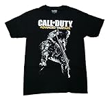 Call of Duty Advanced Warfare Logo & Gunman Men's Black T-Shirt