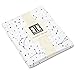 Ivanka Trump Stargazer Collection: Nursery Bedding Baby Crib Bedding Fitted Sheet 100% Cotton 200 Thread Count - White and Blue Galaxy Stars