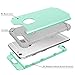 iPhone 6s Case,iPhone 6 Case,Auker Dual Layer Shockproof Drop Proof Military Grade Full Body Hybrid Protective Slim Fit Case with Hard PC+Soft Silicon for Girls&Boys for iPhone 6/6s 4.7 inch (Mint)