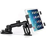 Premium Car Mount Dash Tablet Holder Swivel Cradle Dashboard Dock Strong Suction for Microsoft Surface Pro 2 - Microsoft Surface Pro 3 - Microsoft Surface Pro 4