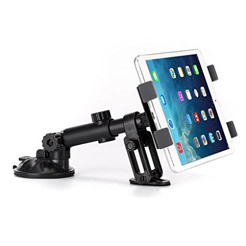 Premium Car Mount Dash Tablet Holder Swivel Cradle Dashboard Dock Strong Suction for US Cellular Samsung Galaxy Tab 7 SCH-I800 - US Cellular Samsung Galaxy Tab S 10.5 - Verizon iPad Air