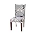 Kaariss Stretch Removable Washable Short Dining Chair Protector Cover Slipcover, 27