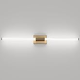 Aoceley Modern LED Vanity Light, 360° Full Lighting Bathroom Light Fixture Over Mirror, 32W 5500K Cool White, Hardwired Wall 