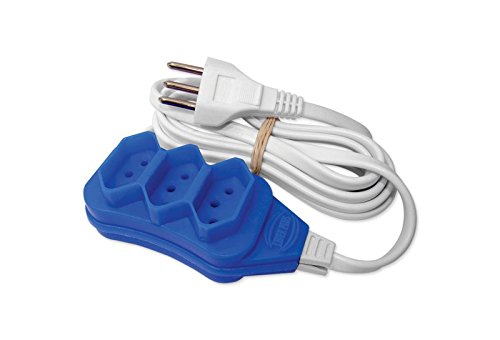 Extensão de 10 m Polipropileno 2P + T 3 Saídas Garra