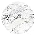 uCOLOR White Marble Case Compatible for iPhone 5 5s Cute Protective Dual-Layer Soft TPU Shockproof Slim Case