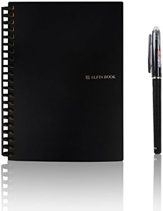 2.0 Smart Reusable Notebook Erasable Microwave Heating Waterproof Cloud Storage App Connection Wirebound Notebook Letter Size(A5)