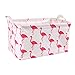 Flamingo Storage Bin Toy Basket Collapsible Box Chest Organizer Water-Resistant, Great for Bedroom, Closet, Kid's Toys, & Laundry, Gift Baskets