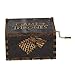 Game of Thrones Music Box Wooden Engraved Wood Main Theme GOT Winter is Coming for Fan Birthday Gift