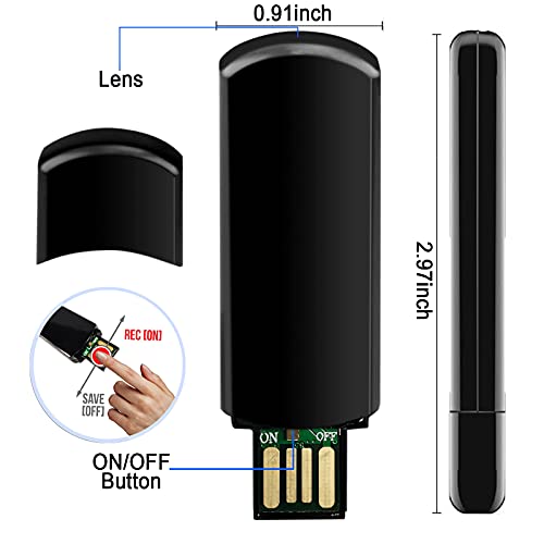 javiscam Hidden Camera, Spy Camera with 32GB Memory Card, Body Camera