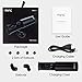 Miric Wireless Earbuds, Mini in-Ear Headsets, Hands-Free Noise Canceling, Bluetooth Headsets with Portable Charging Case and Built-in Mic for iPhone Smartphones Laptop