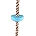 HAPPY PIE PLAY&ADVENTURE Kids Five Knotted Platforms Climbing Rope for Playground Sets/Tree House Exercise Toy - Blue
